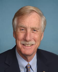 Official portrait of Angus S. King, Jr.